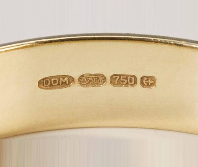 золото 750 пробы